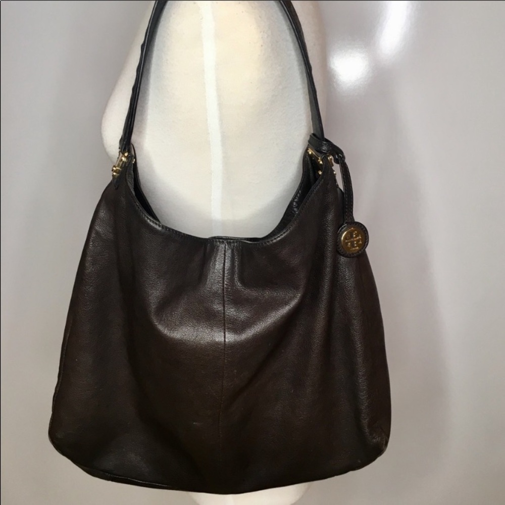 Large Tori Burch Hobo. Butter soft brown leather.